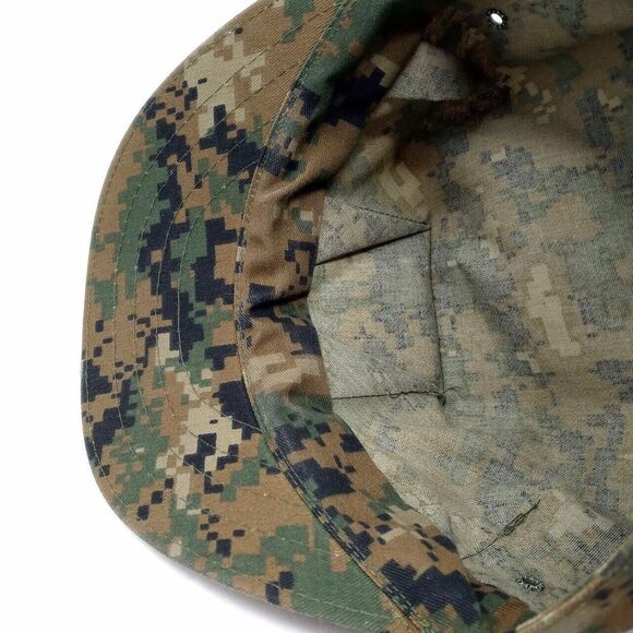 Vintage Military Cap Utility M.C. 1988 Made in USA Camo Hat - Men's Size Small - Picture 6 of 7